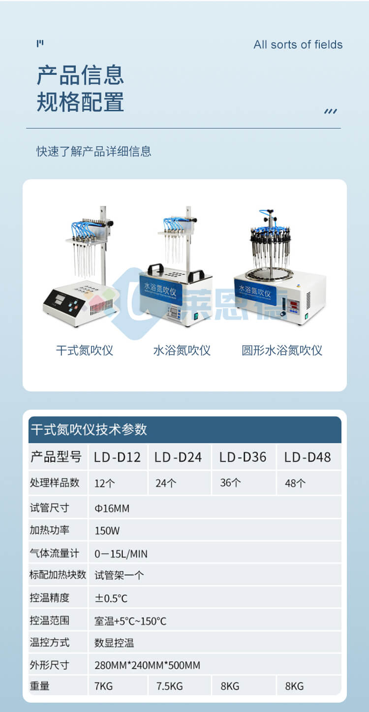 水浴氮吹實驗儀