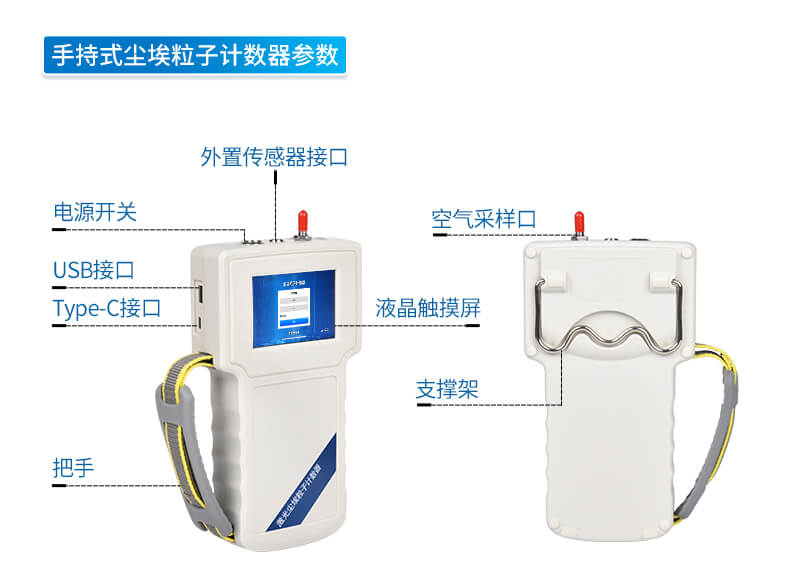 手持式塵埃粒子計數器
