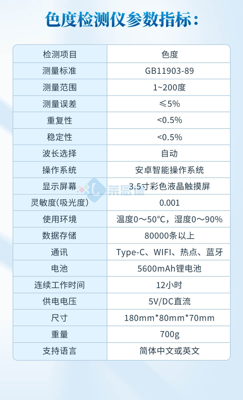 啤酒色度分析儀