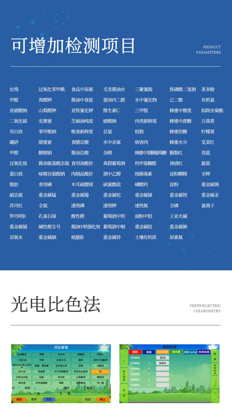 食品重金屬快檢儀