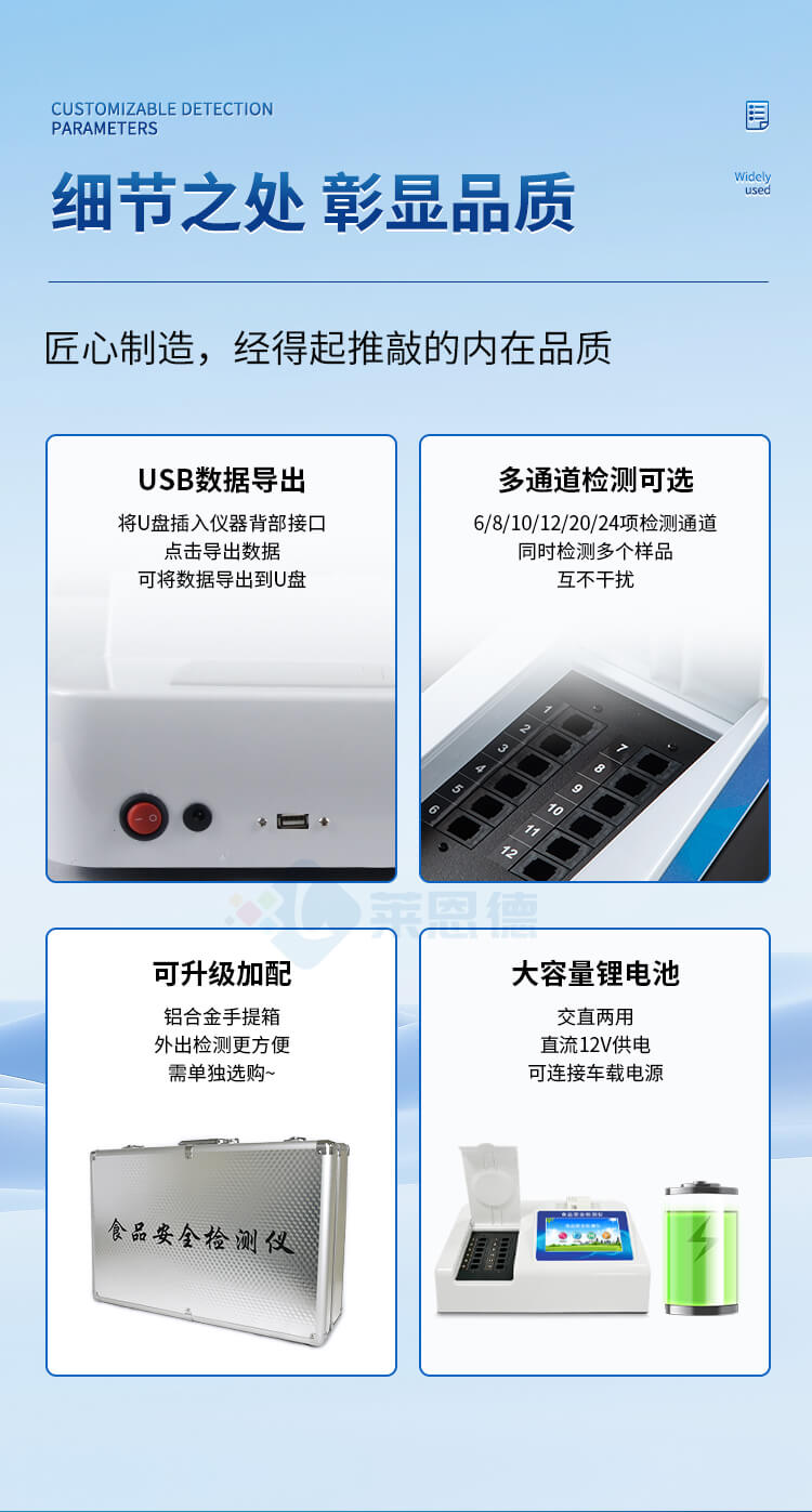 多參數食品安全檢測儀